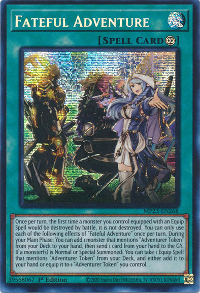 Fateful Adventure - MP23-EN268 - Prismatic Secret Rare - 1st Edition available at 401 Games Canada