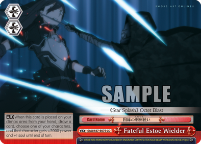 Fateful Estoc Wielder - SAO/S47-E075 Climax Common available at 401 Games Canada