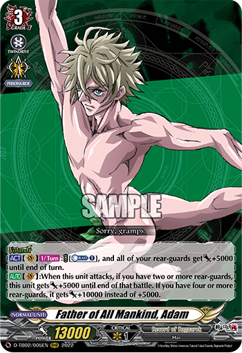 Father of All Mankind, Adam - D-TB02/005 - Triple Rare available at 401 Games Canada