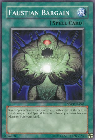 Faustian Bargain - SOVR-EN062 - Common - Unlimited available at 401 Games Canada