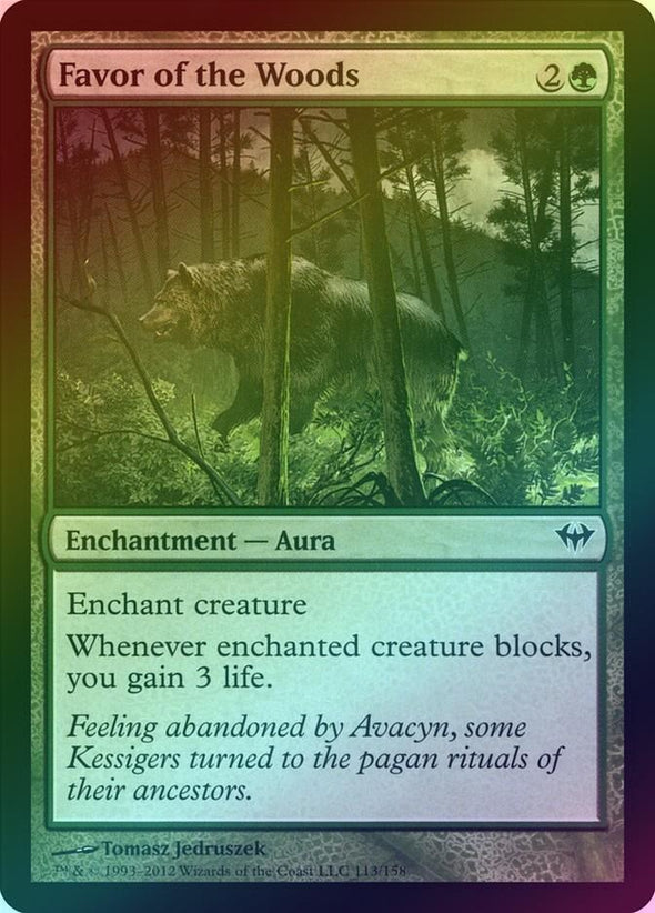 Favor of the Woods (Foil) (DKA)