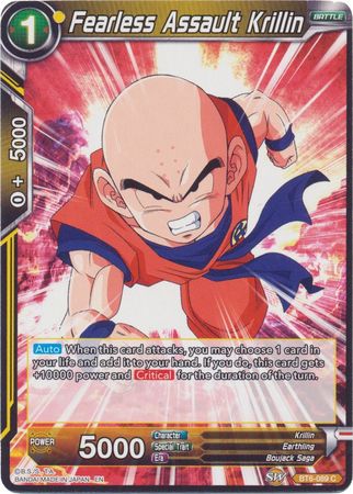 Fearless Assault Krillin - BT6-089 - Common (Reprint) available at 401 Games Canada