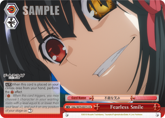 Fearless Smile - DAL/W79-E073 - Climax Rare available at 401 Games Canada