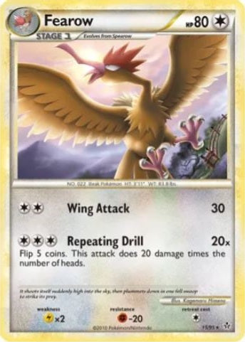 Fearow - 15/95 - Rare available at 401 Games Canada