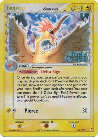 Fearow - 18/100 - Rare - Reverse Holo available at 401 Games Canada