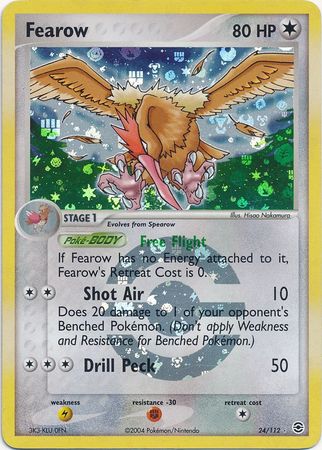 Fearow - 24/112 - Rare - Reverse Holo available at 401 Games Canada