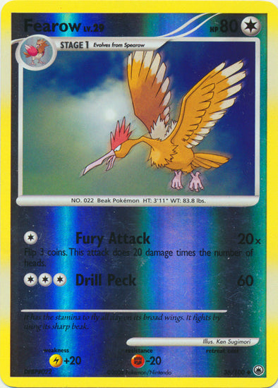 Fearow - 36/100 - Uncommon - Reverse Holo available at 401 Games Canada