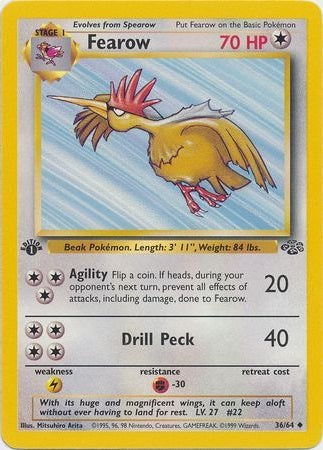 Fearow - 36/64 - Uncommon - 1st Edition available at 401 Games Canada