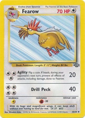 Fearow - 36/64 - Uncommon - Unlimited available at 401 Games Canada