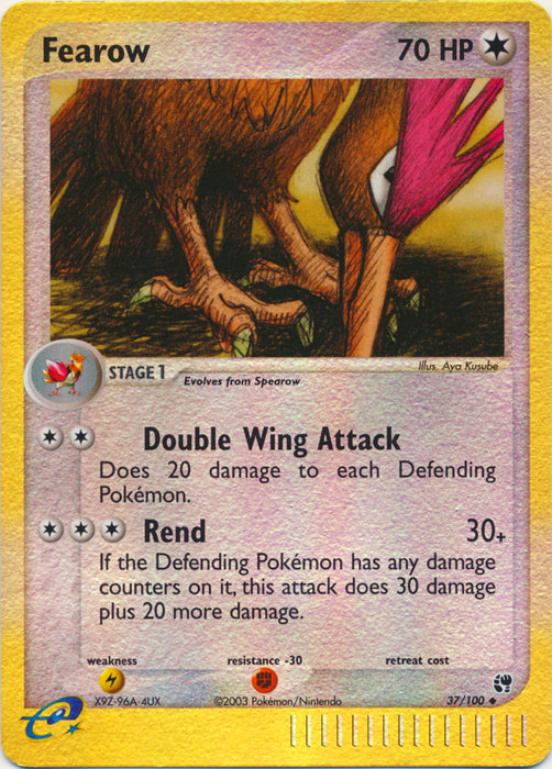 Fearow - 37/100 - Uncommon - Reverse Holo available at 401 Games Canada