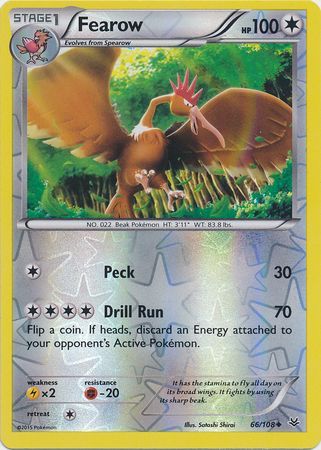 Fearow - 66/108 - Uncommon - Reverse Holo available at 401 Games Canada