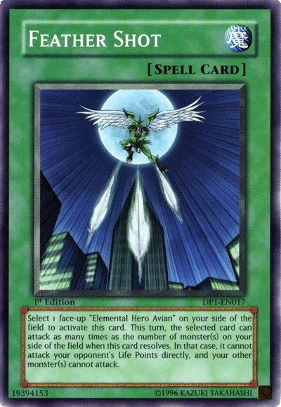 Feather Shot - DP1-EN017 - Common - 1st Edition available at 401 Games Canada