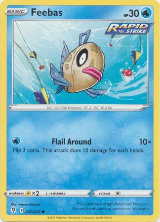 Feebas - 037/203 - Common available at 401 Games Canada