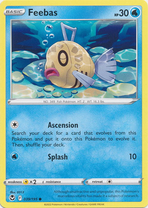 Feebas - 039/195 - Common available at 401 Games Canada