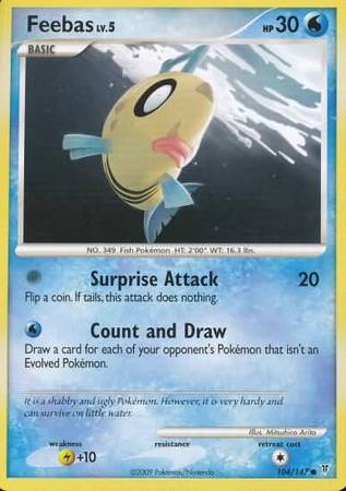 Feebas - 104/147 - Common available at 401 Games Canada