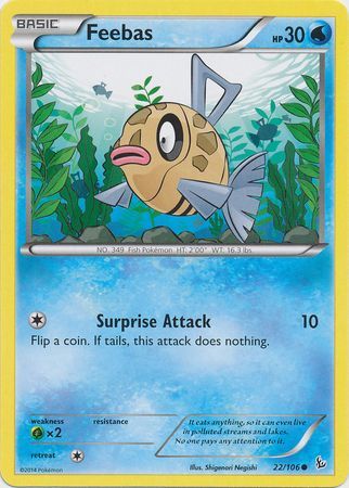 Feebas - 22/106 - Common available at 401 Games Canada