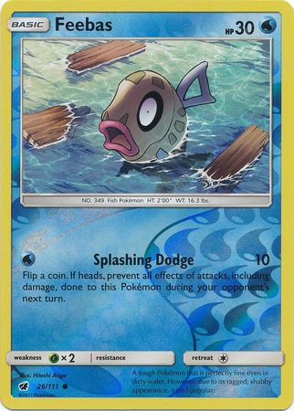 Feebas - 26/111 - Common - Reverse Holo available at 401 Games Canada