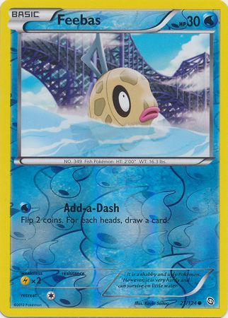 Feebas - 27/124 - Common - Reverse Holo available at 401 Games Canada