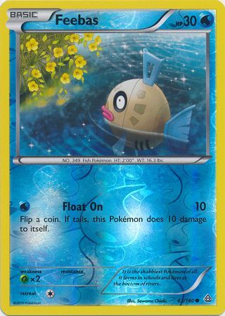 Feebas - 43/160 - Common - Reverse Holo available at 401 Games Canada