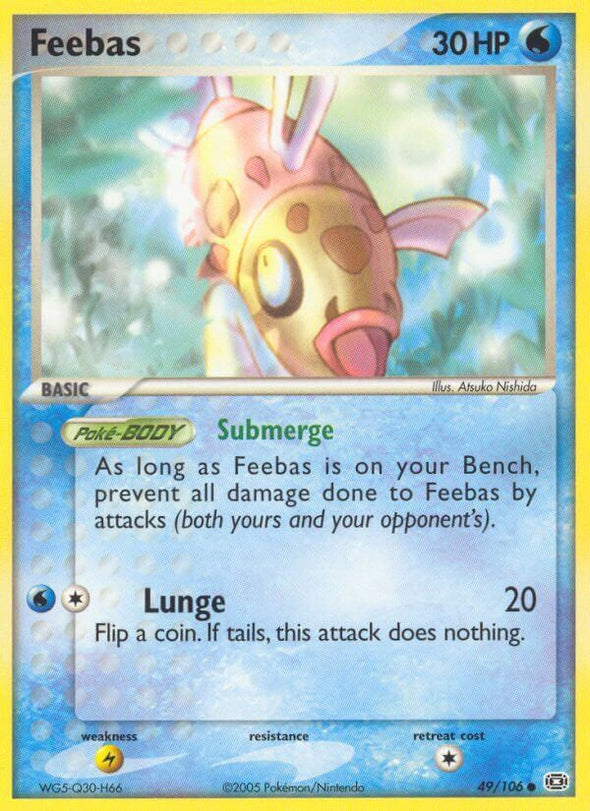 Feebas - 49/106 - Common available at 401 Games Canada