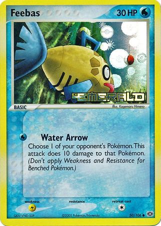 Feebas - 50/106 - Common - Reverse Holo available at 401 Games Canada