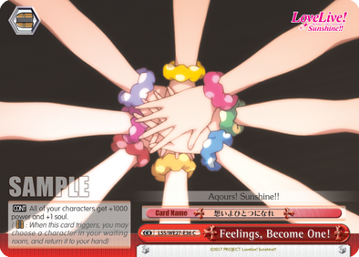 Feelings, Become One! - LSS/WE27-E36 - Common (Parallel Foil) available at 401 Games Canada