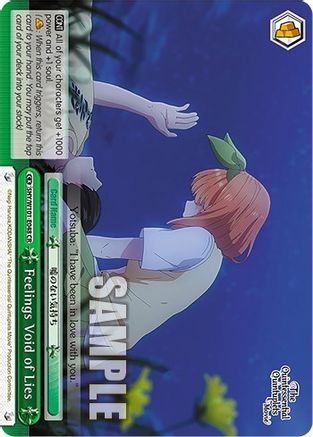 Feelings Void of Lies - 5HY/W101-E048 - Climax Rare available at 401 Games Canada