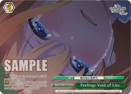 Feelings Void of Lies (OFR) - 5HY/W101-E048OFR - Over-Frame Rare available at 401 Games Canada