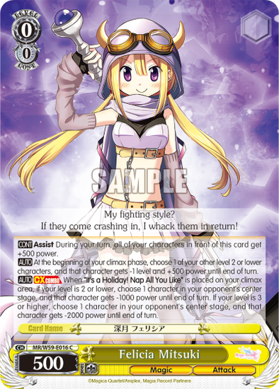 Felicia Mitsuki - MR/W59-E016 - Common available at 401 Games Canada