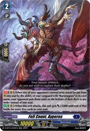 Fell Count, Ayperos - D-BT12/022EN - Double Rare available at 401 Games Canada