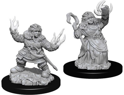 Female Dwarf Summoner - Pathfinder Deep Cuts Unpainted Minis available at 401 Games Canada