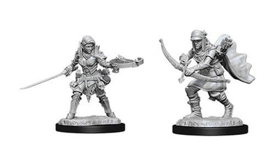 Female Half-Elf Ranger - Pathfinder Deep Cuts Unpainted Minis available at 401 Games Canada