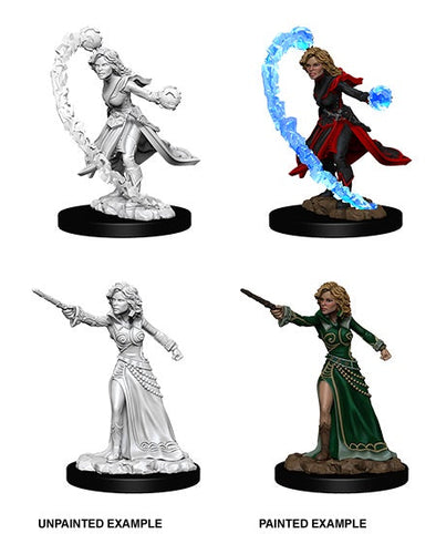 Female Human Wizard - Pathfinder Deep Cuts Unpainted Minis available at 401 Games Canada