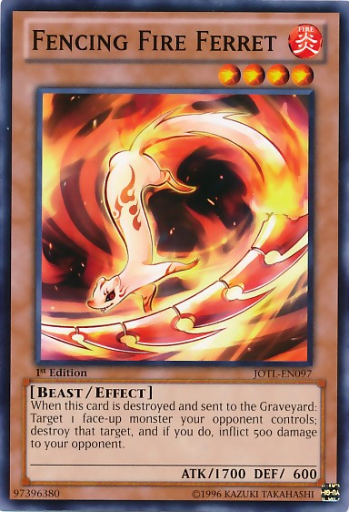 Fencing Fire Ferret - JOTL-EN097 - Common - 1st Edition available at 401 Games Canada
