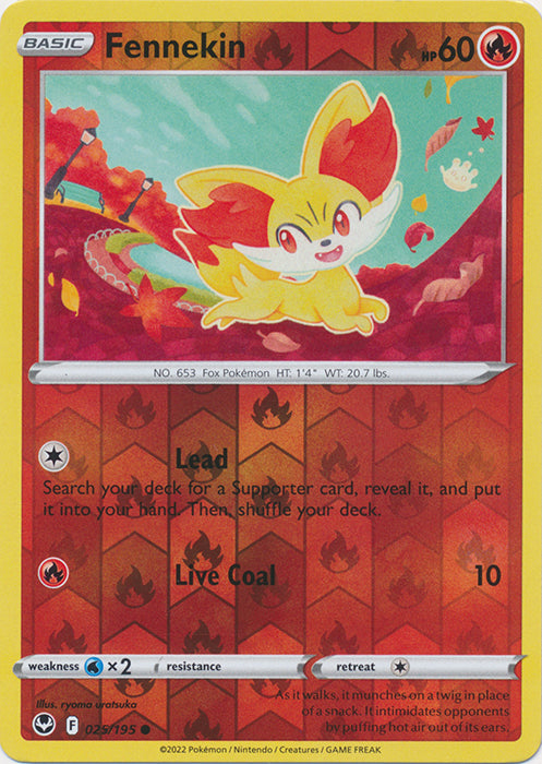 Fennekin - 025/195 - Common - Reverse Holo available at 401 Games Canada