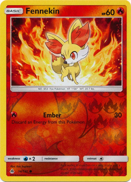 Fennekin - 14/131 - Common - Reverse Holo available at 401 Games Canada