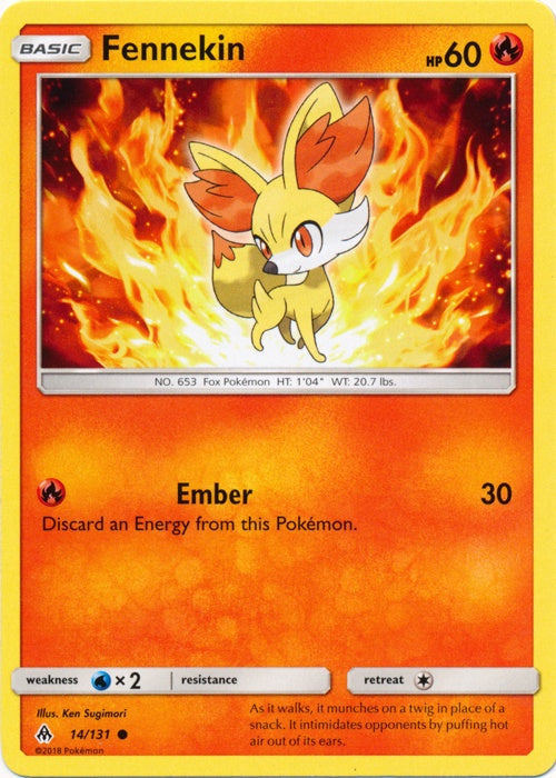 Fennekin - 14/131 - Common available at 401 Games Canada