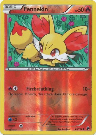 Fennekin - 25/162 - Common - Reverse Holo available at 401 Games Canada