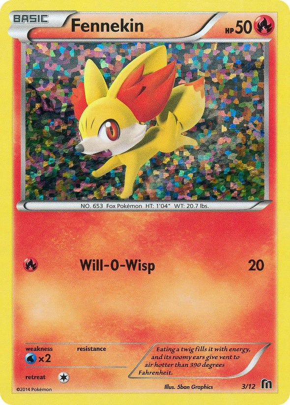 Fennekin - 3/12 - McDonald's Holo - Promo available at 401 Games Canada