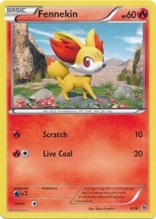 Fennekin - 8/39 - Common available at 401 Games Canada