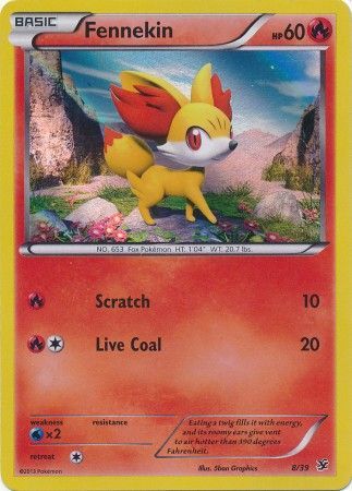 Fennekin - 8/39 - Holo available at 401 Games Canada