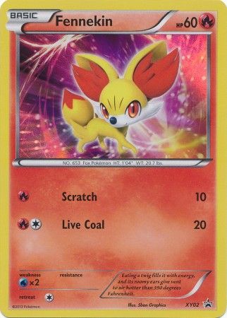 Fennekin - XY02 - Holo Promo available at 401 Games Canada