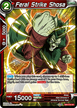 Feral Strike Shosa - DB2-016 - Uncommon available at 401 Games Canada