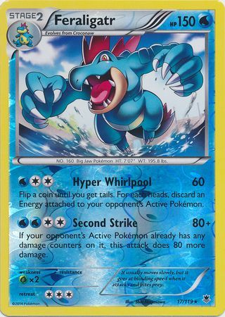 Feraligatr - 17/119 - Holo Rare - Reverse Holo available at 401 Games Canada