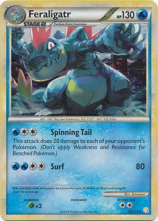 Feraligatr - 20/123 - Holo Rare - Theme Deck Exclusive available at 401 Games Canada