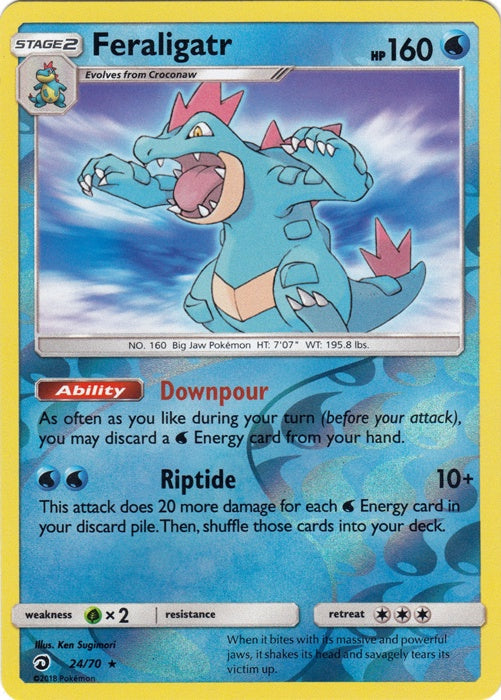 Feraligatr - 24/70 - Holo Rare - Reverse Holo available at 401 Games Canada