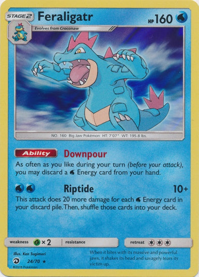 Feraligatr - 24/70 - Holo Rare available at 401 Games Canada