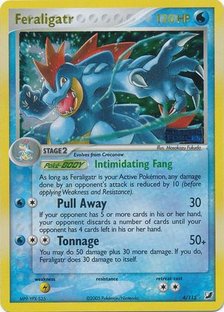 Feraligatr - 4/115 - Holo Rare - Reverse Holo available at 401 Games Canada