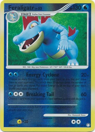 Feraligatr - 8/123 - Holo Rare - Reverse Holo available at 401 Games Canada