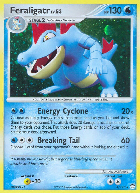 Feraligatr - 8/123 - Holo Rare available at 401 Games Canada